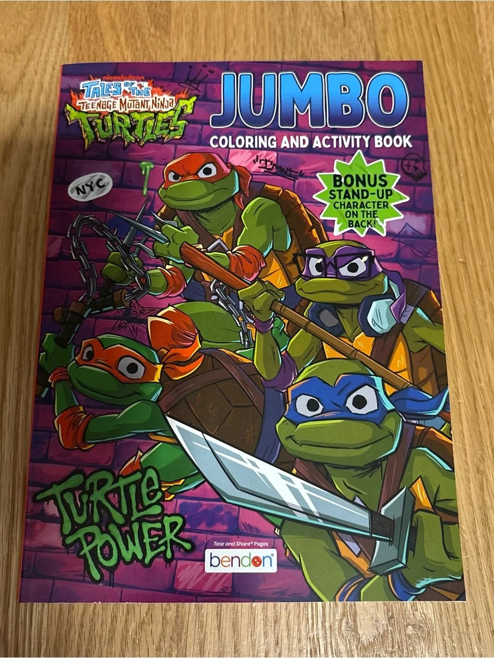 Nickelodeon Teenage Mutant Ninja Turtles Jumbo Coloring & Activity Book NEW
